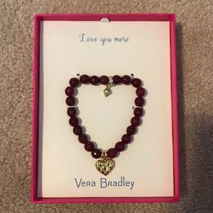 Vera Bradley- Love you more beaded bracelet